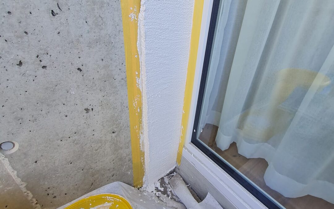 Fensterleibungen nach Wasserschaden